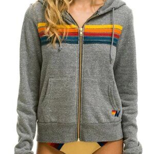 Aviator Nation 5 Stripe Hoodie